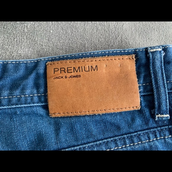 3 For $20 JACK & JONES Rick Original Premium Denim Shorts - Picture 4 of 6